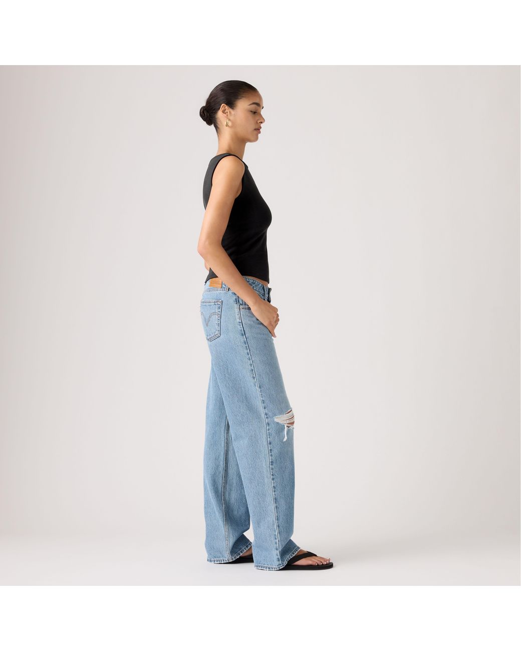 Loose Boot Jeans Levi's de color Blue
