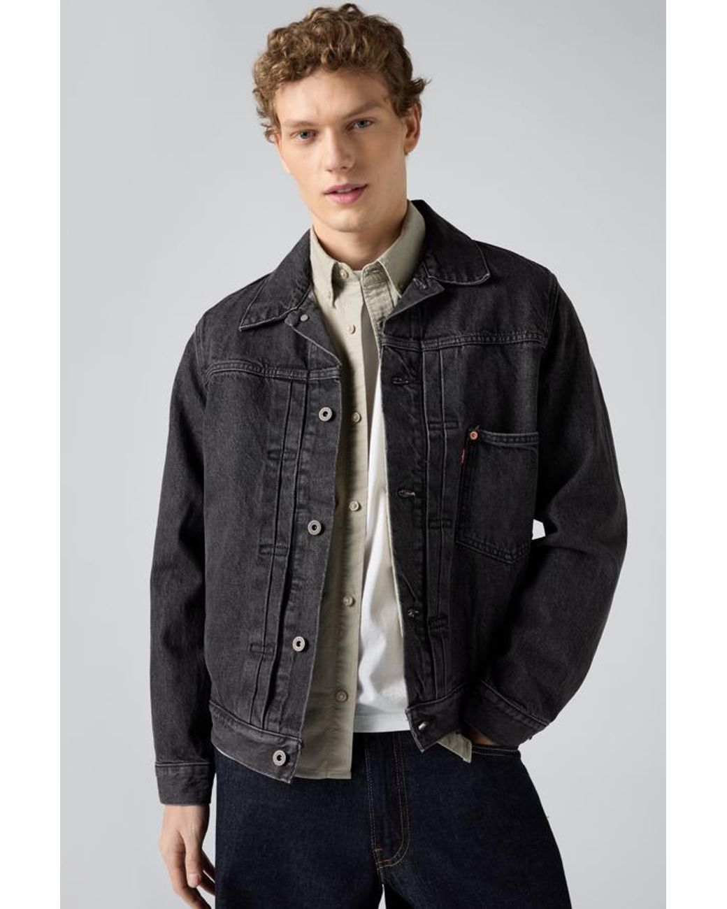 Levi's Black Type I Jacket for men