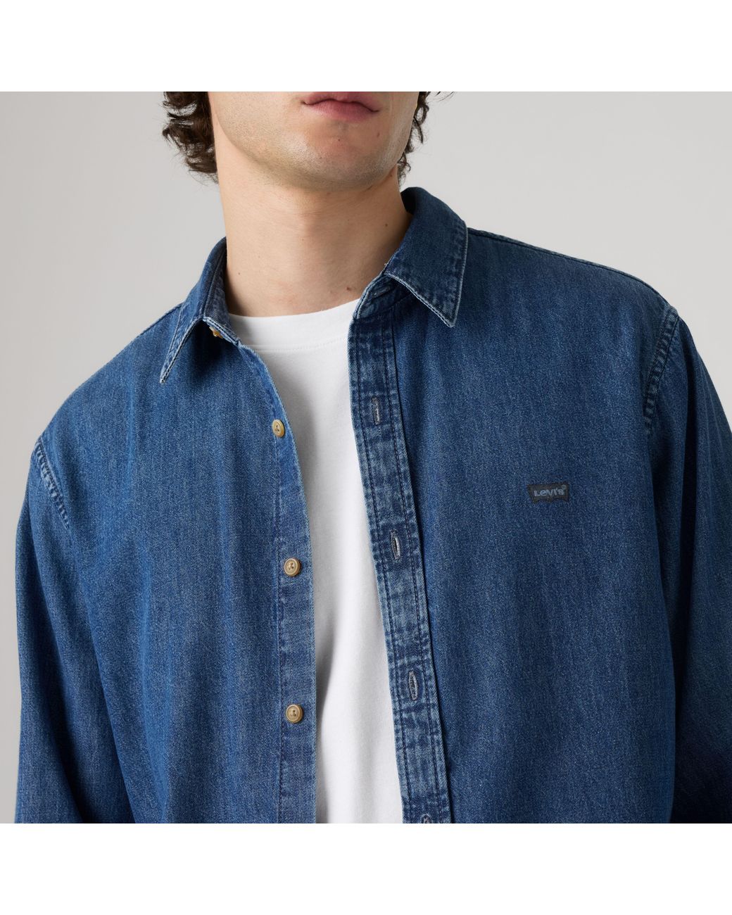 Levi's Blue Battery Housemark Standard Shirt for men