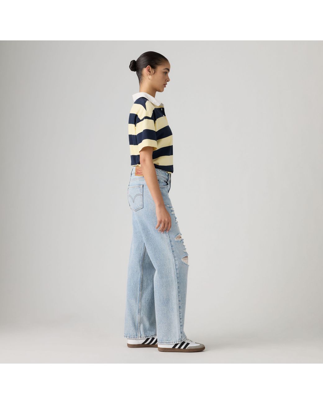Levi's Superlow Loose Jeans in het Blue