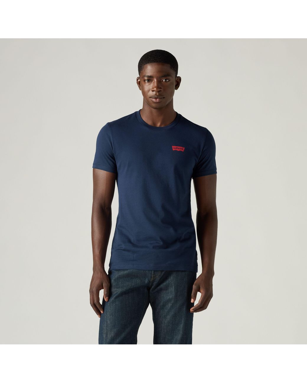 Levi's Blue Graphic Crewneck T Shirt 2 Pack for men