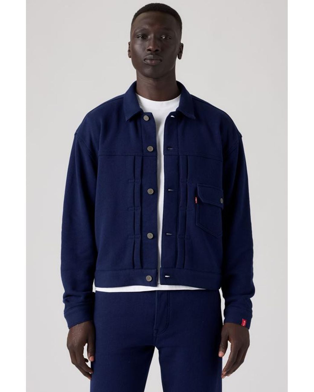 Levi's Blue X Beams X Loopwheeler Super Wide Type I Jacket for men