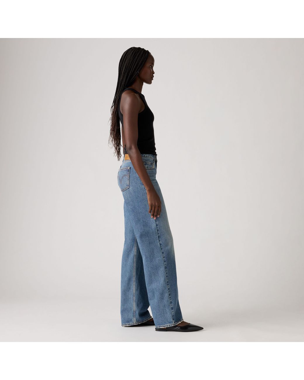 Levi's Low Loose Jeans in het Blue