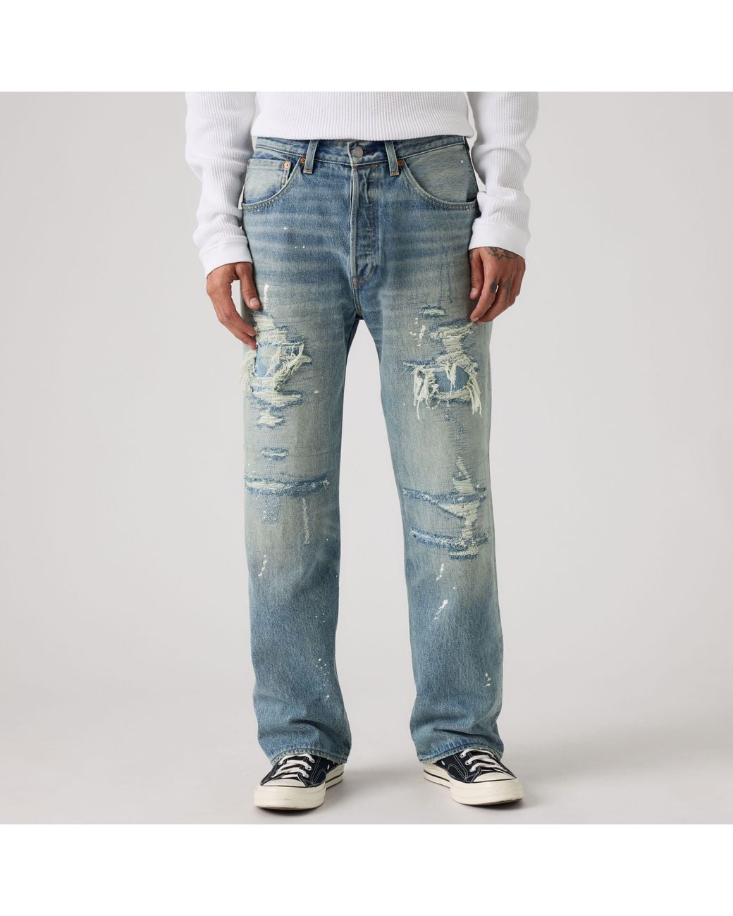 Levi's Blue 501 Loose Jeans for men