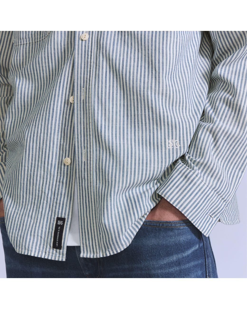Levi's Work Overhemd in het Blue voor heren