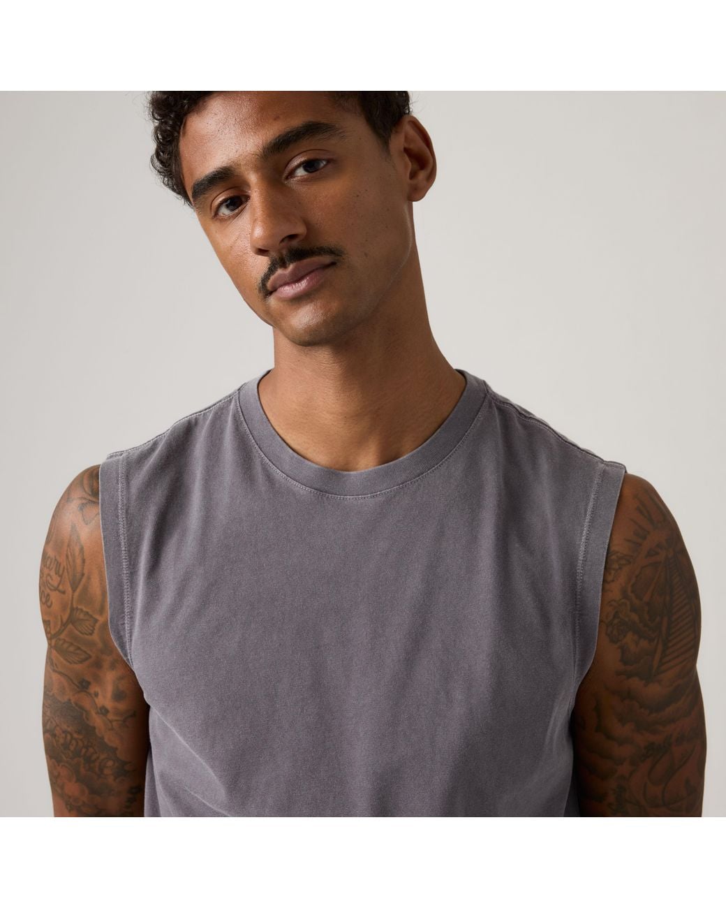 Levi's Gray Muscle Tank for men
