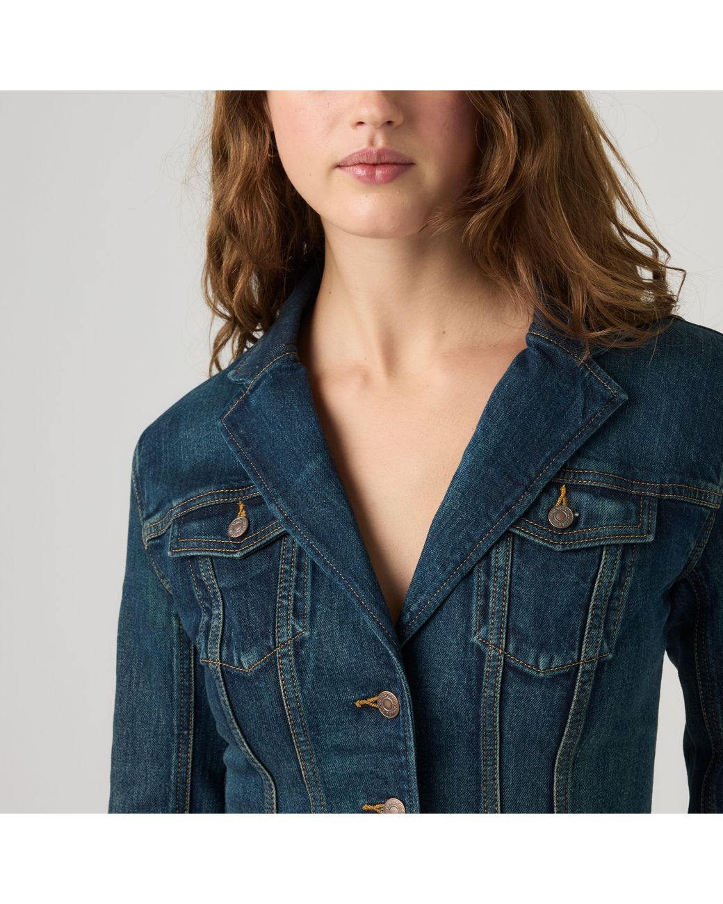 Levi's Blue Type Iii Blazer