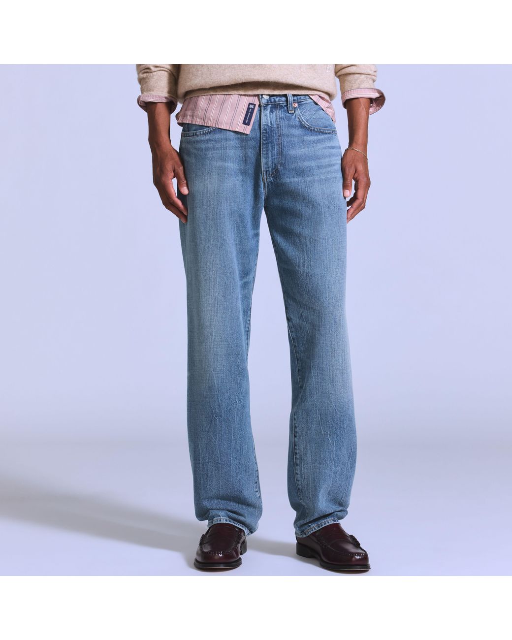 Levi's Blue Anchor Relaxed Jeans for men