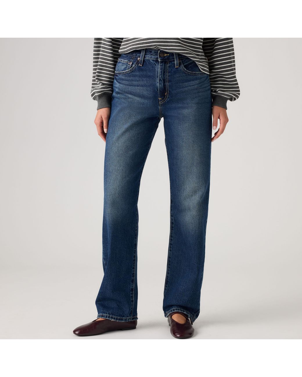 Levi's Blue Easy Dad Jeans