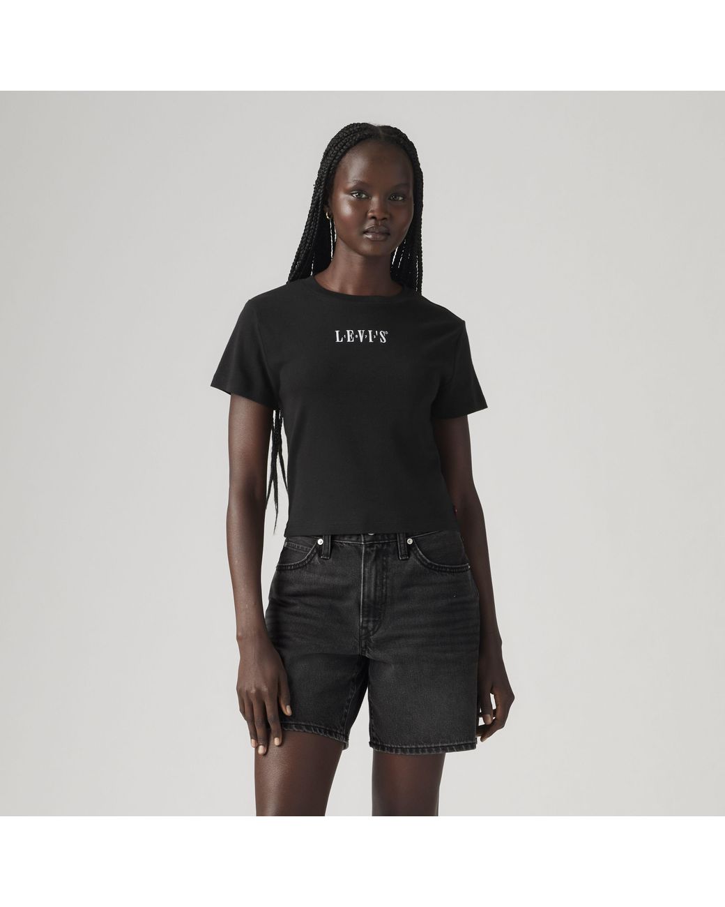 Levi's Black Graphic Essential Sporty Tee