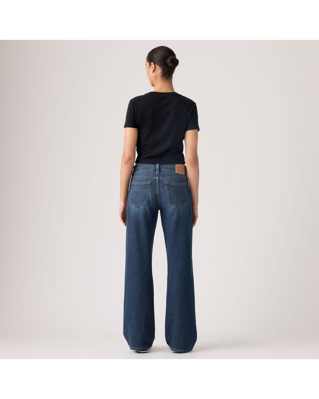 Levi's Superlow Loose Lightweight Jeans in het Blue