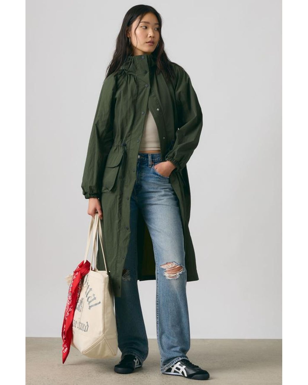 Levi's Green Easy Dad Jeans