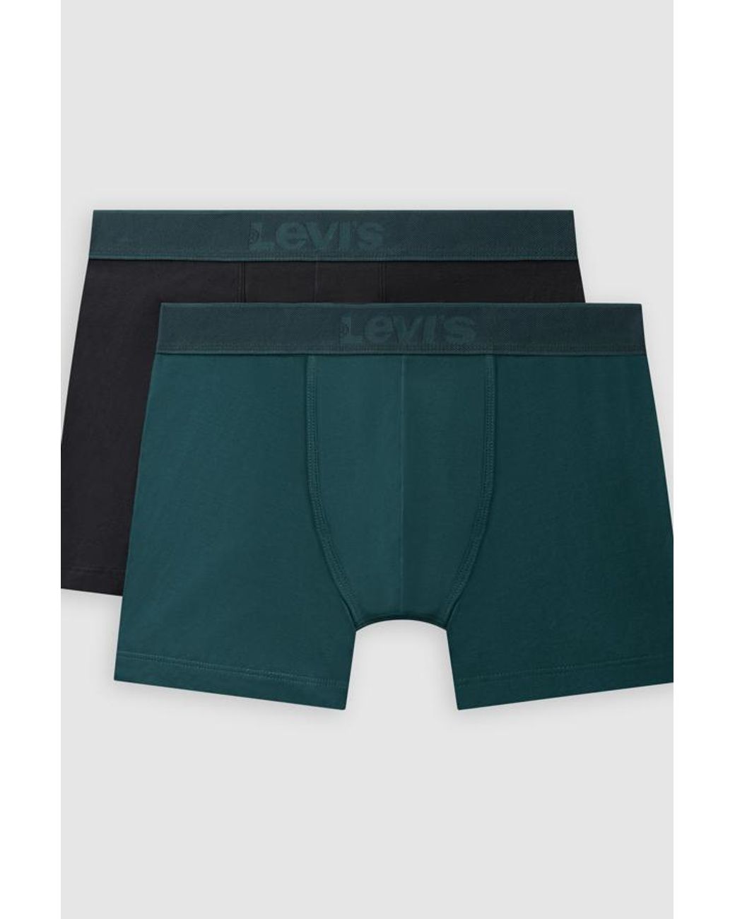 Twill Boxer Brief 2 Pack Levi's de hombre de color Green