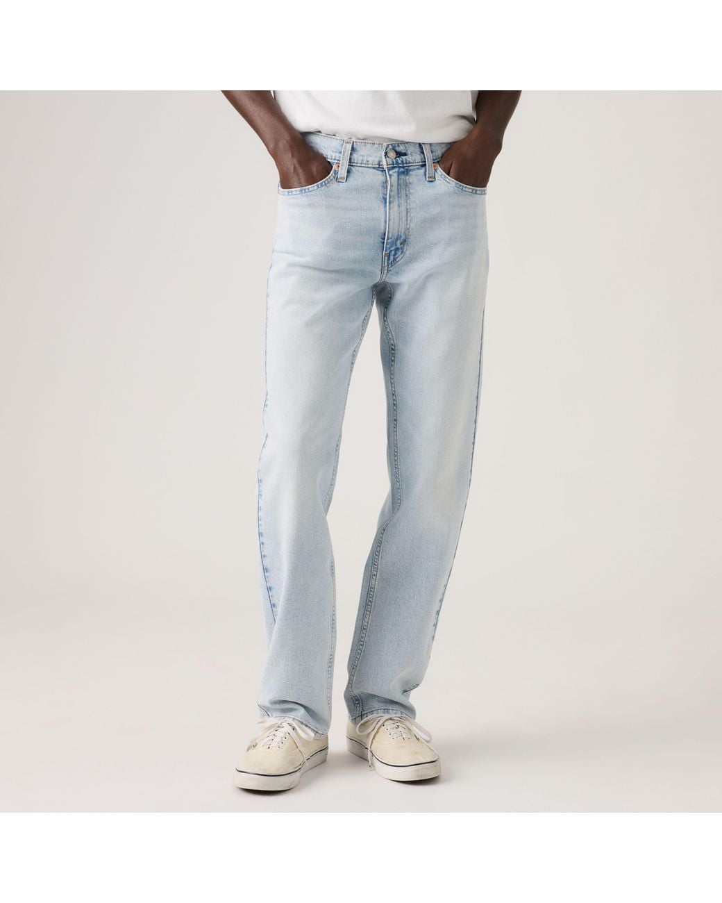 Levi's Blue 514 Straight Jeans for men