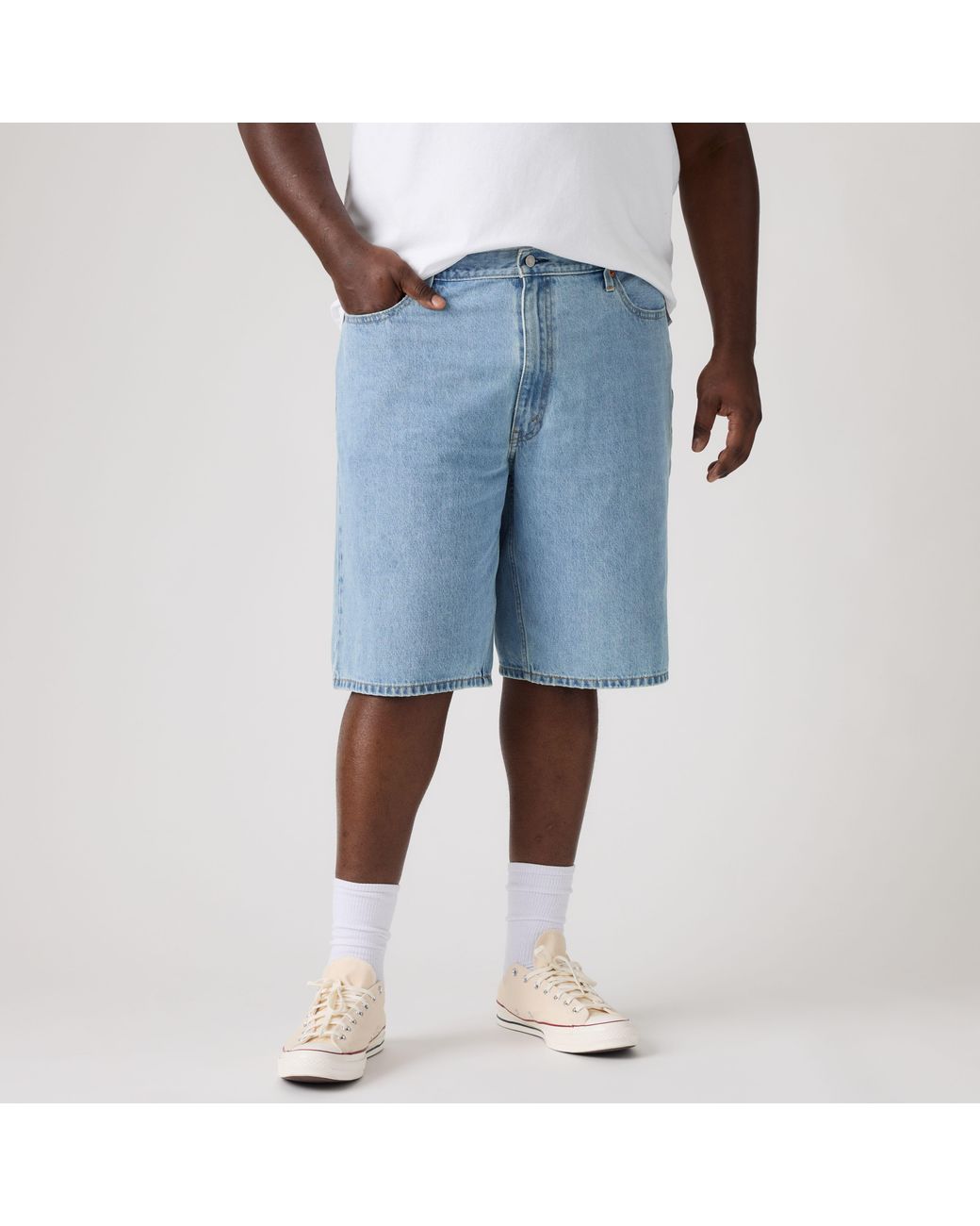 Levi's Blue 469 Loose Shorts (Big & Tall) for men