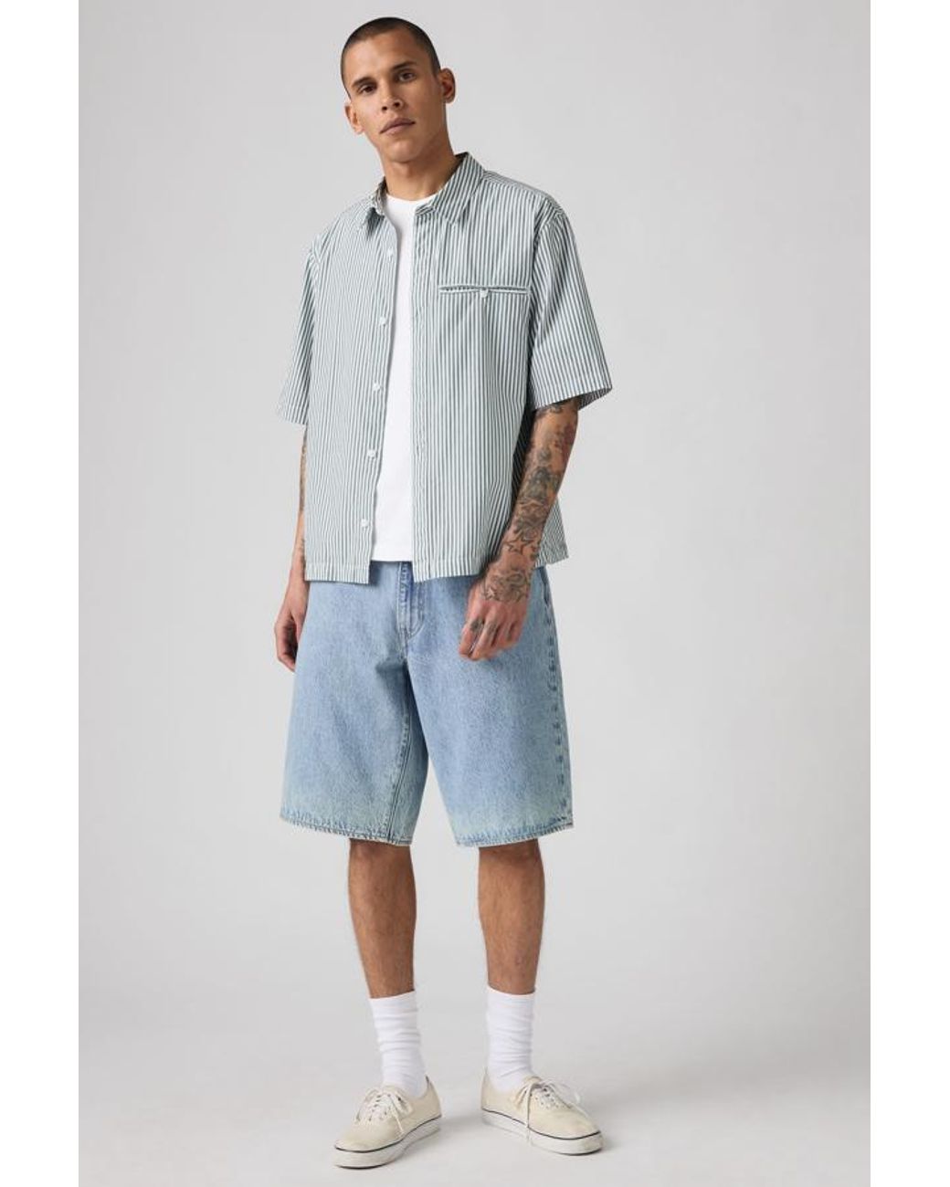 Levi's 478 Baggy Short in het Blue voor heren