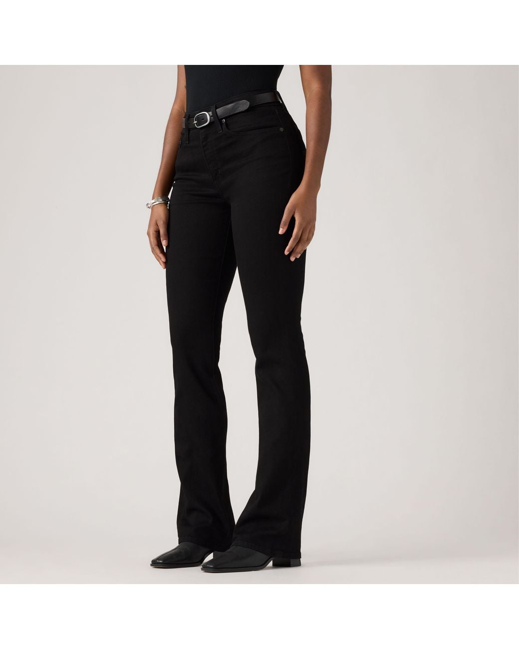 Levi's Black 725 High Rise Bootcut Jeans