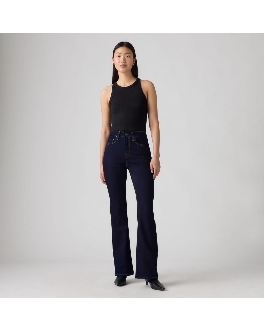 Levi's Blue 726 High Rise Flare Jeans