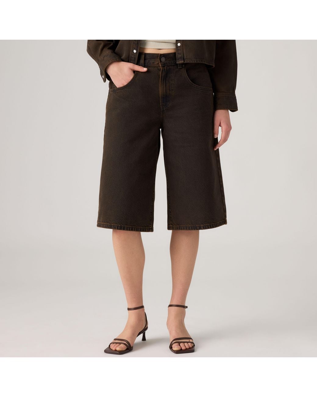 Levi's Black Super Baggy Jorts