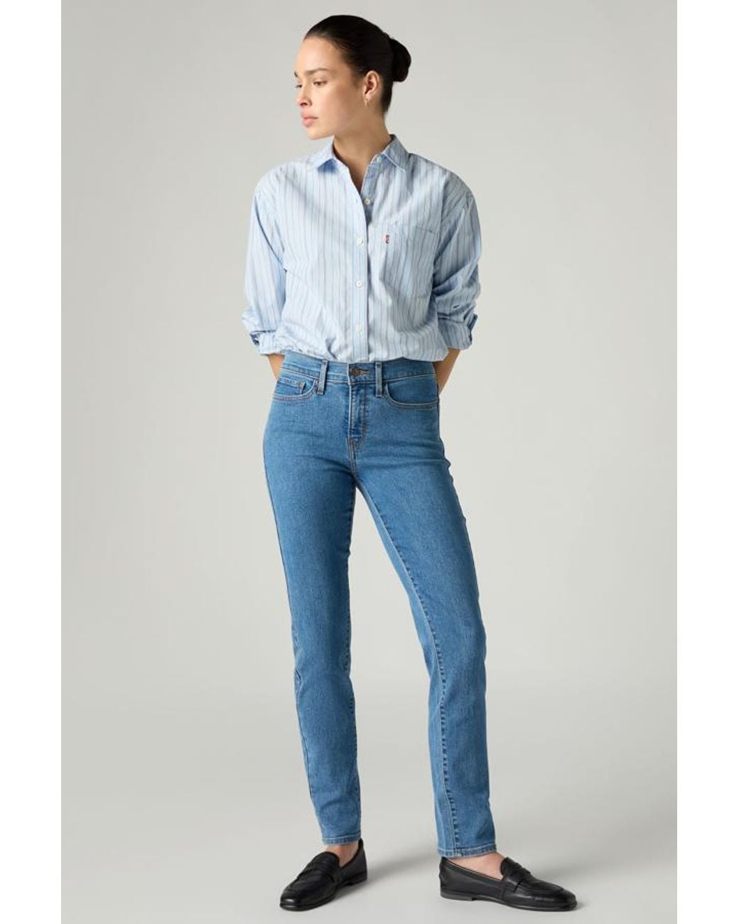 Levi's Blue 312 Shaping Slim Jeans