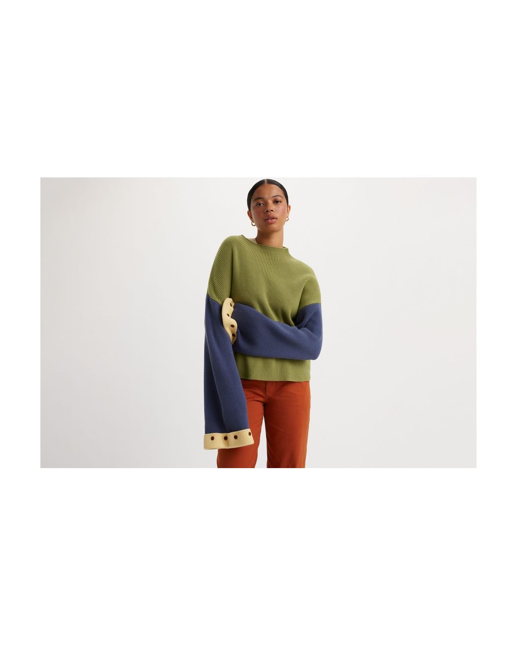 Levi s X Emma Chamberlain Mockneck Sweater in Black Lyst UK