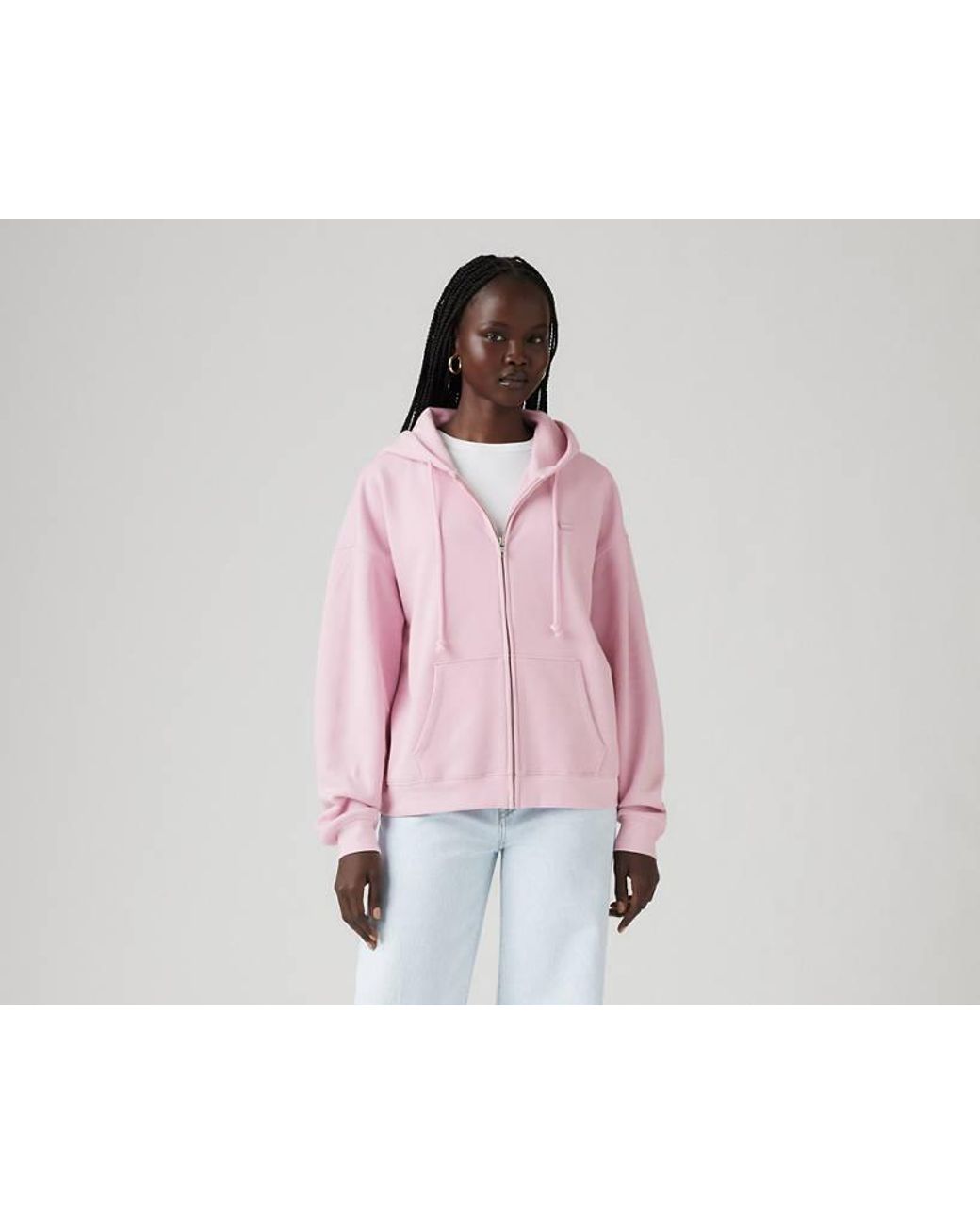 Levi's Womens Sweatshirt Pink Levi Sweatshirt Levis Jacket