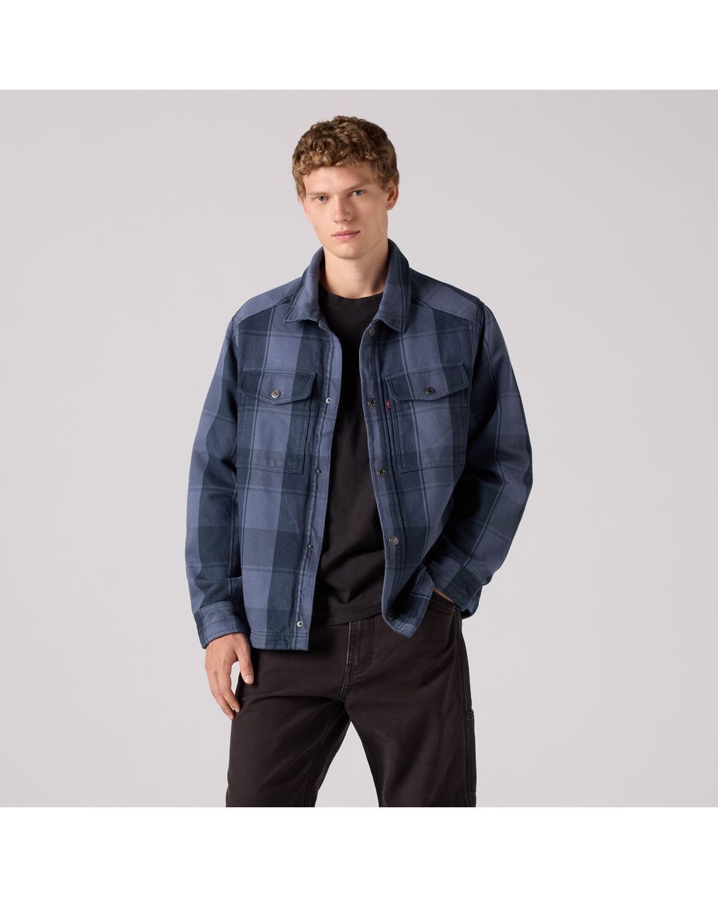 Levi's Spruce Overshirt in het Blue voor heren