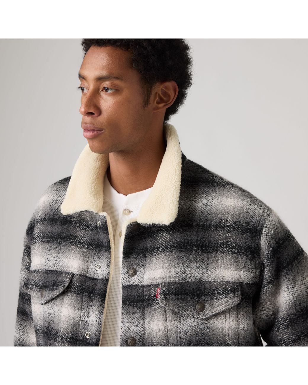 Levi's Gray Relaxed Fit Trucker Jacket for men
