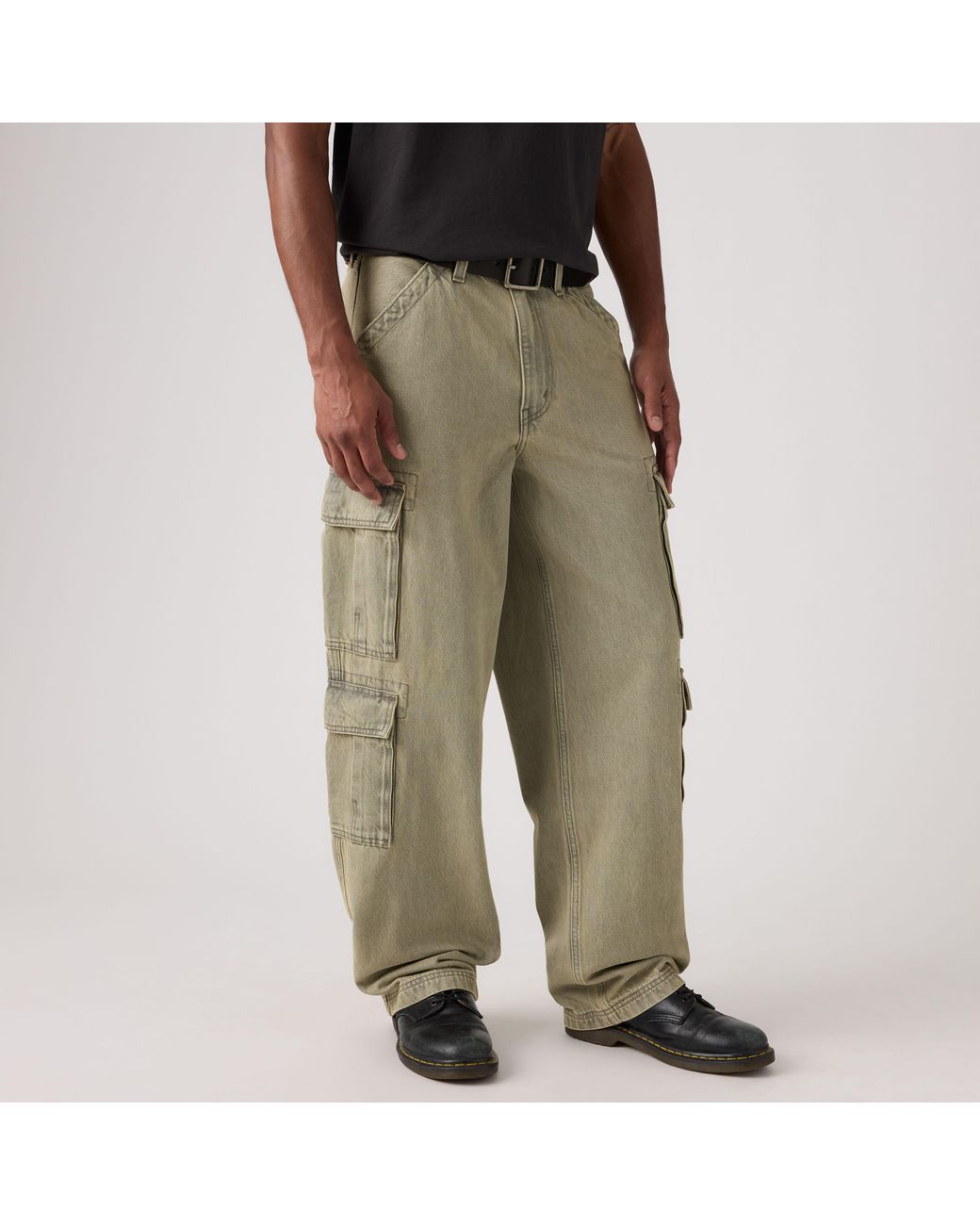 Levi's Natural 578 Baggy Cargo Jeans for men