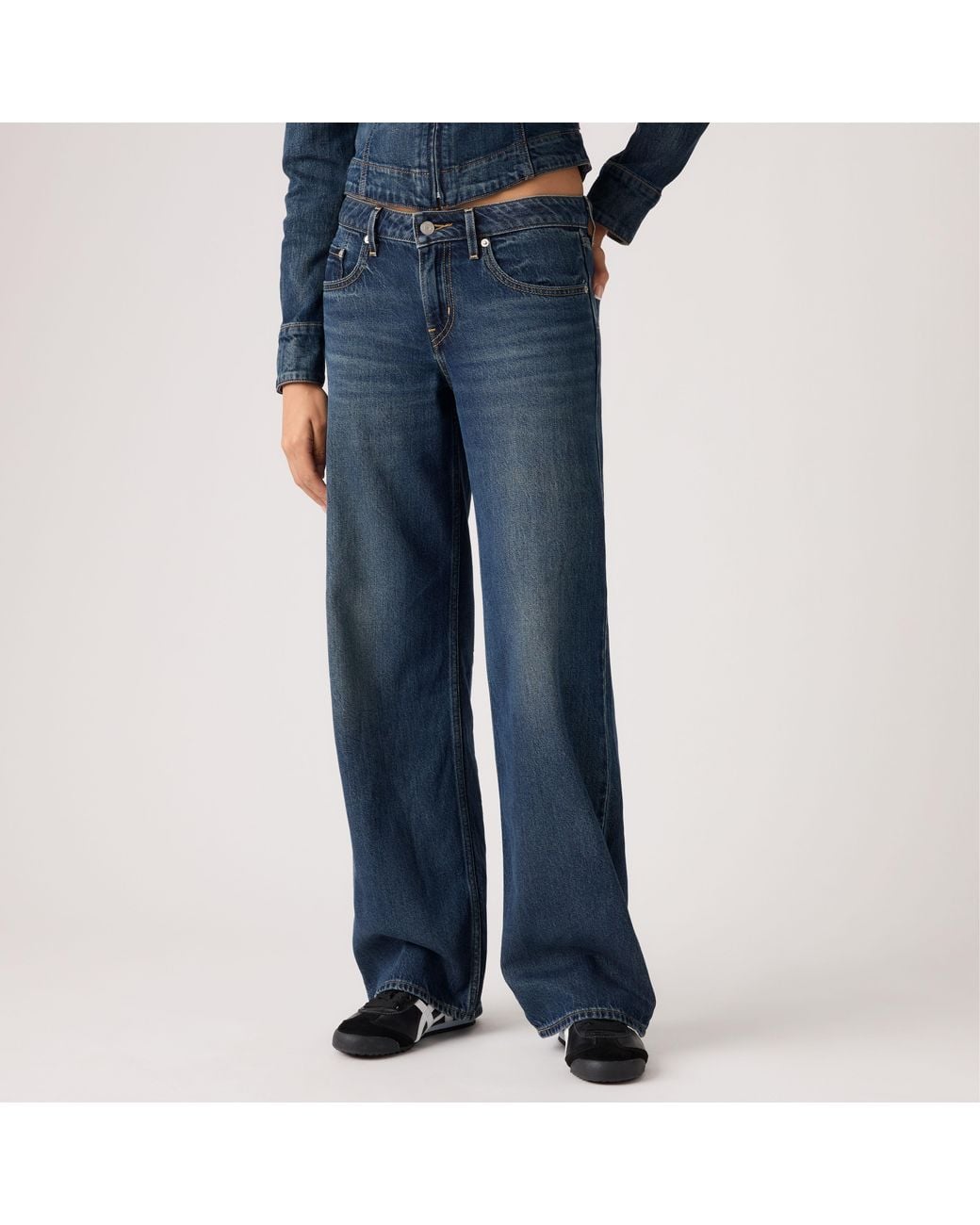 Levi's Low Loose Lightweight Jeans in het Blue