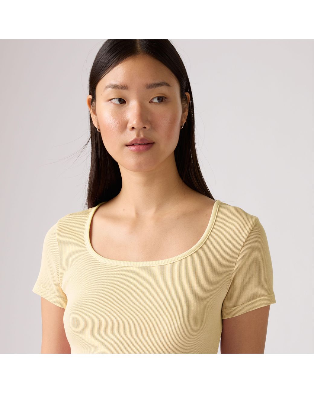 Levi's Blue Essential Square Neck Tee