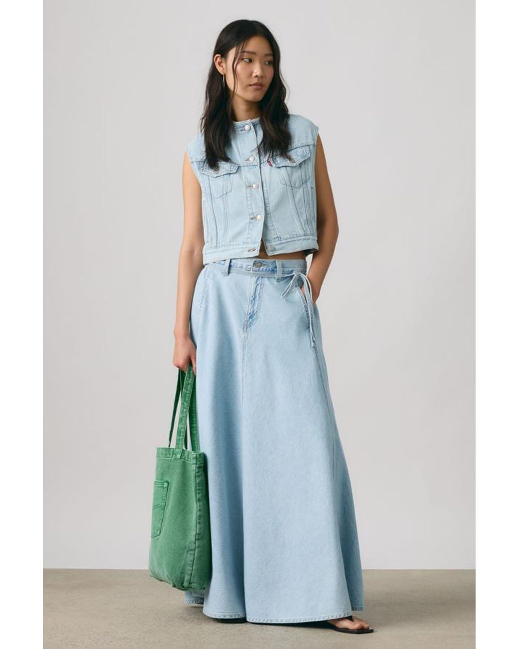 Levi's Blue Xl Lightweight Skirt
