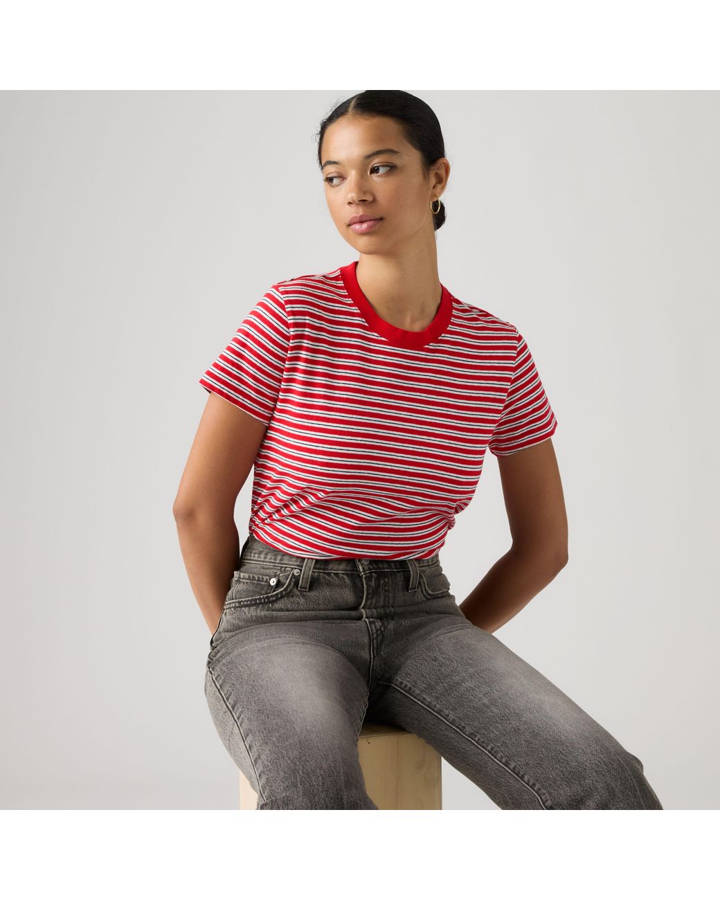 Favorite Slub Tee Levi's de color Red