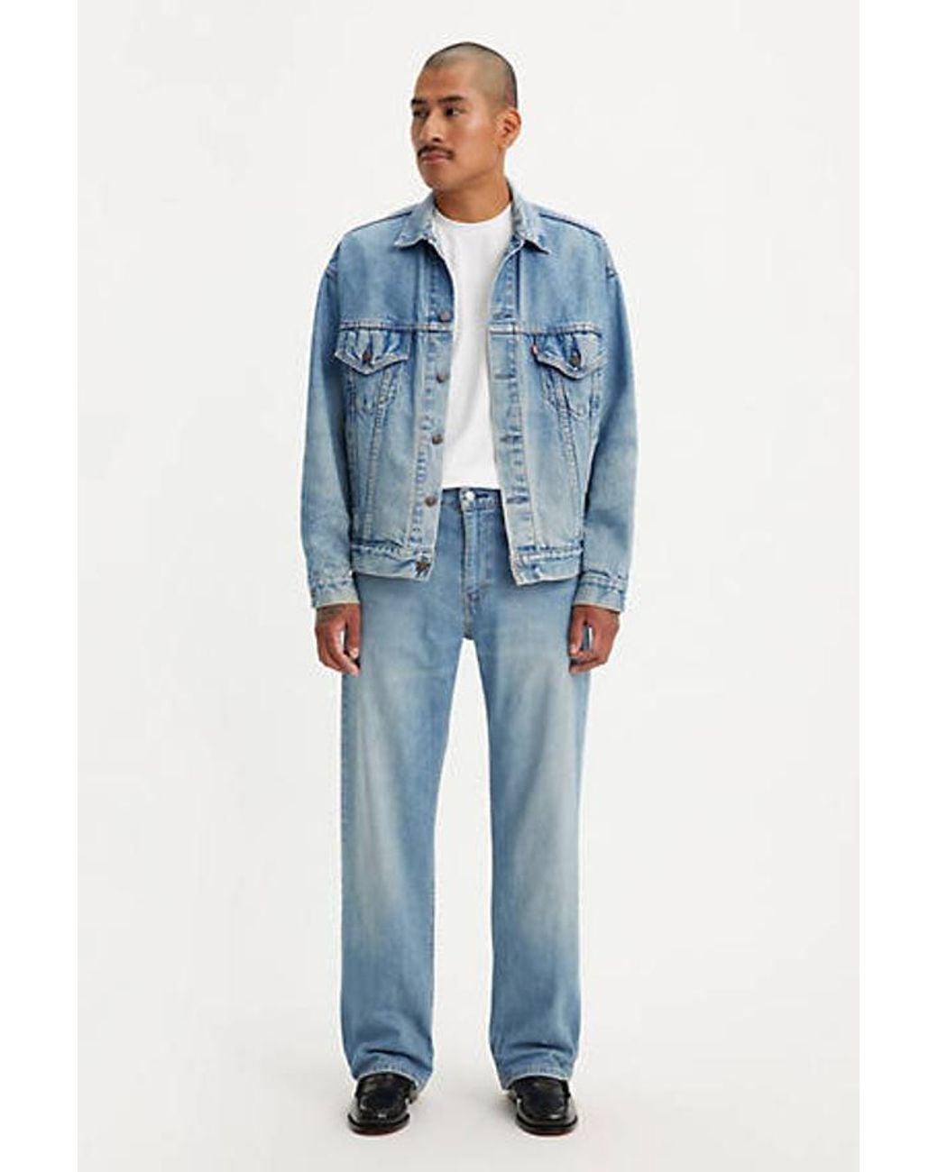 LEVI'S 569 loose straight baggy denim 0 Jeans Loose Blank Thrashed