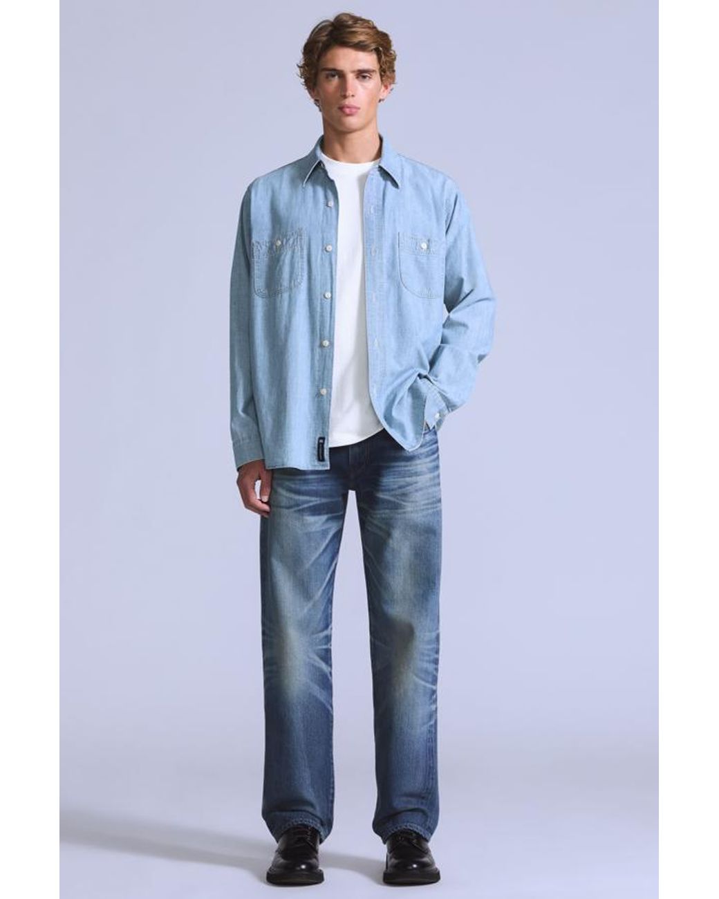 Levi's Blue Anchor Relaxed Jeans for men