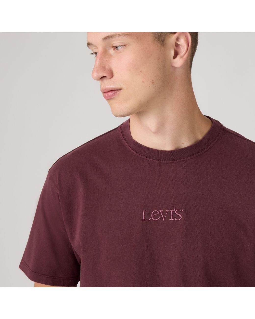 Levi's Red Graphic Vintage Fit Tee for men