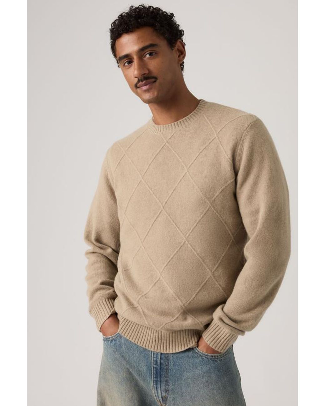 Levi's Natural Original Housemark Sweater for men
