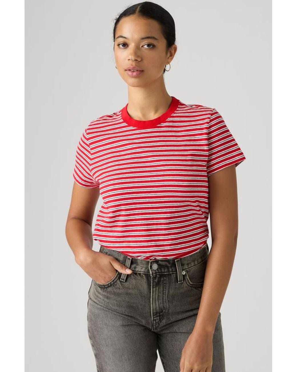 Favorite Slub Tee Levi's de color Red