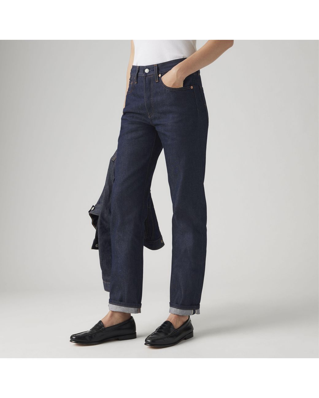 Levi's Blue 501 Original Selvedge Jeans