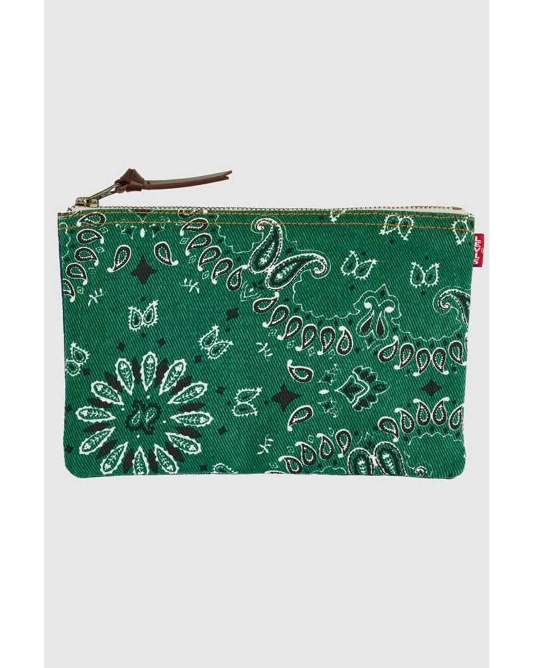 Levi's Green Graphic Small Pouch