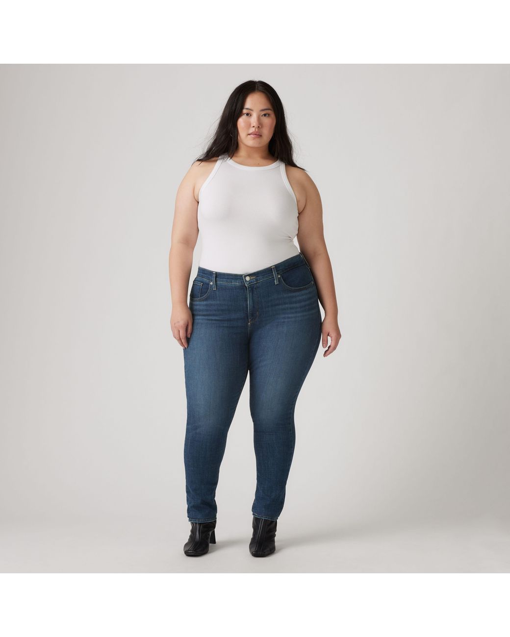 Levi's Blue 311 Shaping Skinny Jeans (Plus Size)