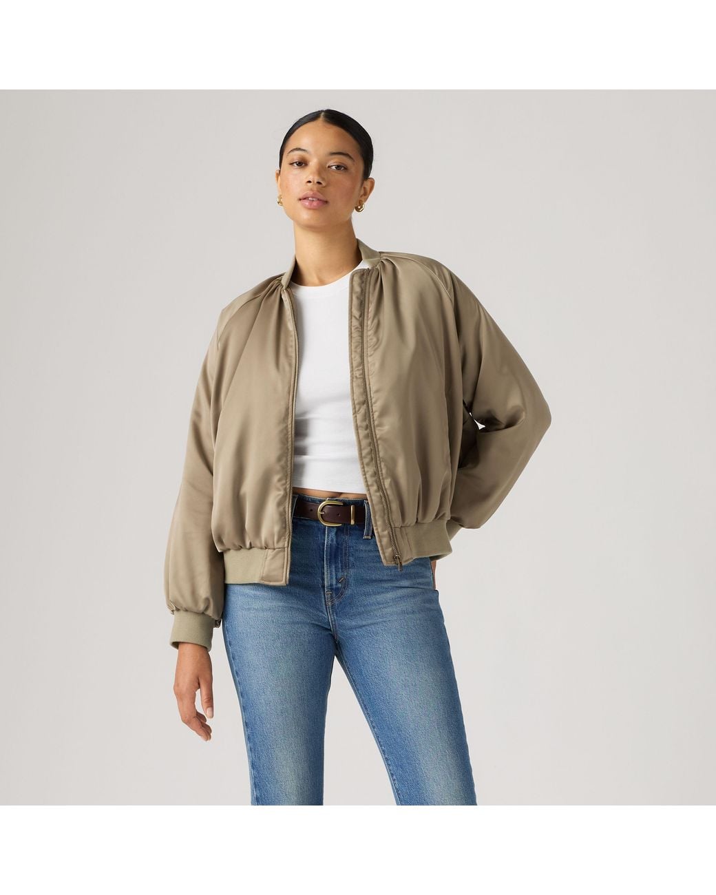 Ruth Bomber Jacket Levi's de color Brown