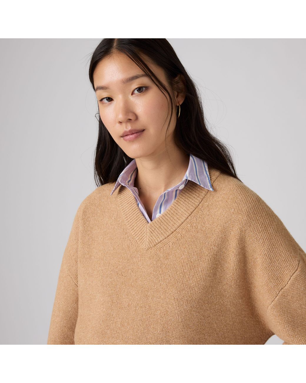 Levi's Blue Supersoft V Neck Sweater