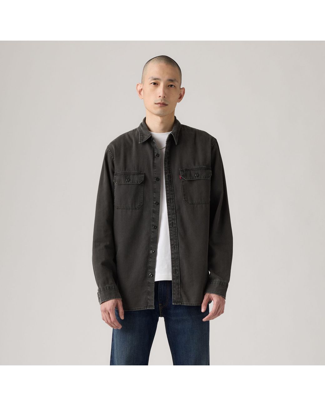 Levi's Black Jackson Worker Overshirt for men
