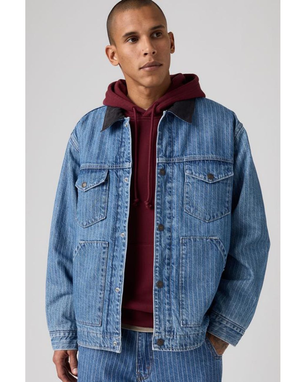 Levi's Blue Munroe Trucker Jacket for men