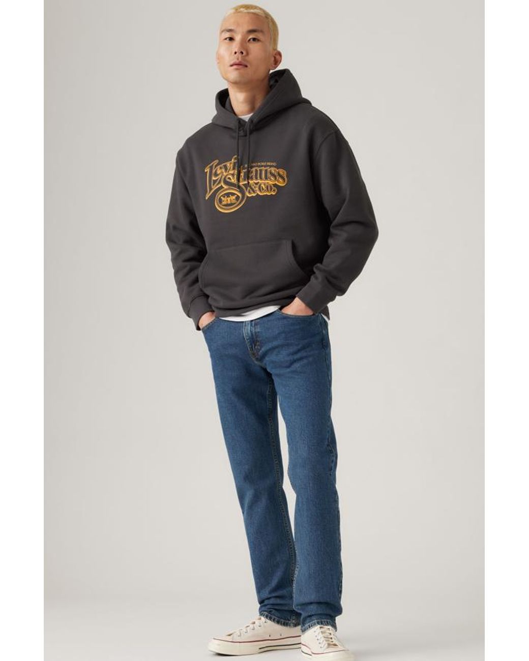 Levi's Blue 502 Taper Jeans for men