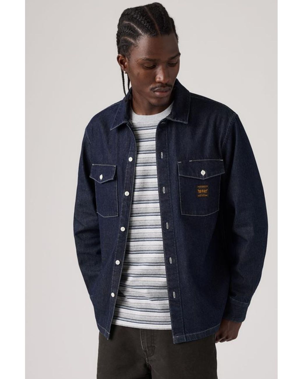 Levi's Blue Worker Shirt for men