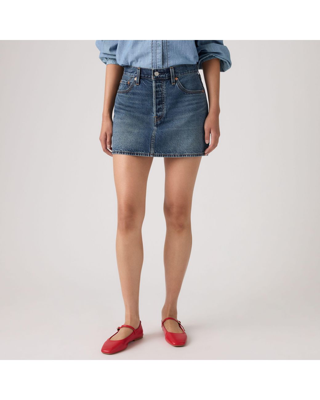 Levi's Icon Rok in het Blue