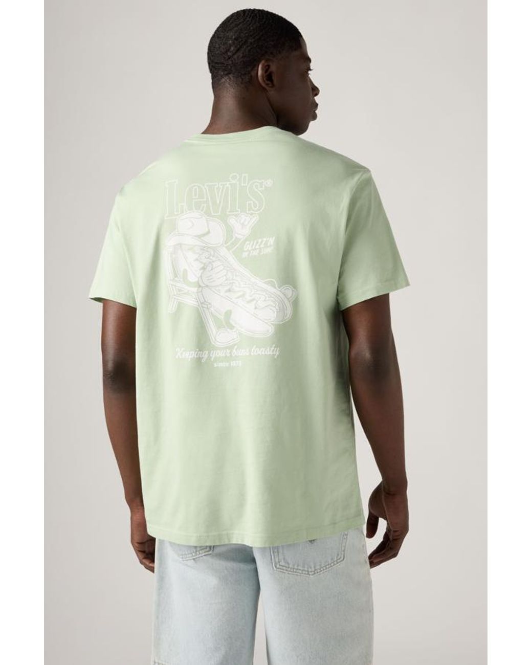 Relaxed Fit Tee Levi's de hombre de color Green
