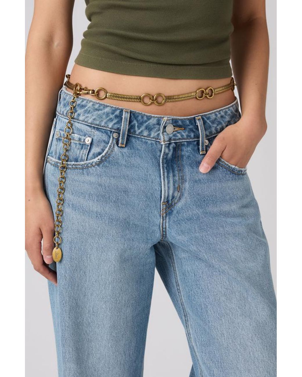 Levi's Multicolor Franchesca Chain Belt